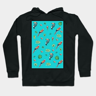 Beautiful Birds Tropical Merchandise Hoodie